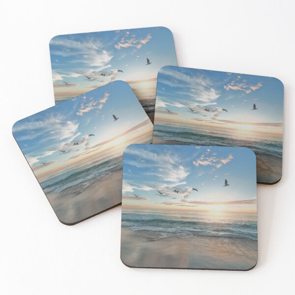 Item preview, Sunrise, Birds Flying over the Ocean designed and sold by Jaydee001.