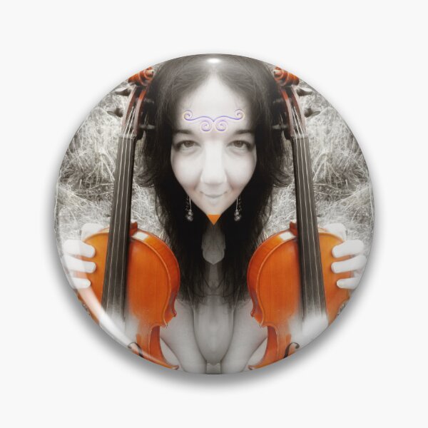 Item preview, Symmetrical photomontage portrait of female violinist designed and sold by Carré Comme Orange.