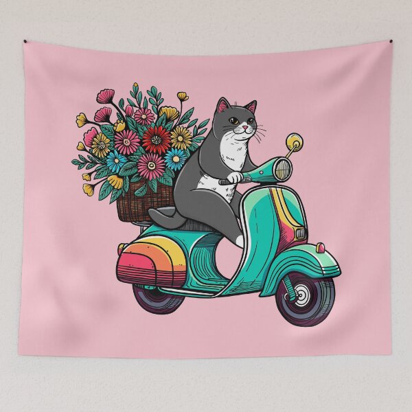Item preview, The Flower Delivery designed and sold by KilkennyCat Art.