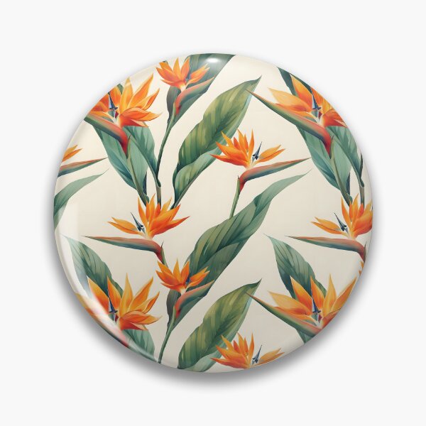 Item preview, Bird of Paradise pattern designed and sold by P&U Fabric.