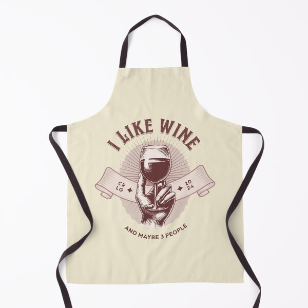 Item preview, I like Wine and Maybe 3 People - Red, White and Rose Wine Lover Gift designed and sold by CROWNLIGHT.