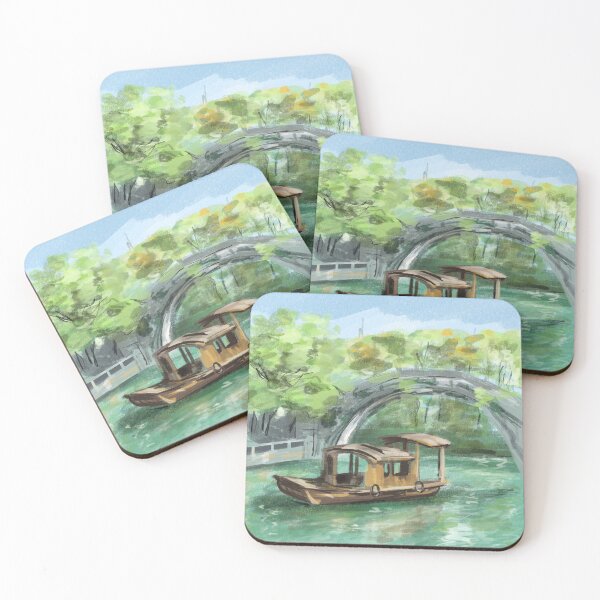Item preview, China historic scenic town Wuzhen designed and sold by BiangbiangArt.