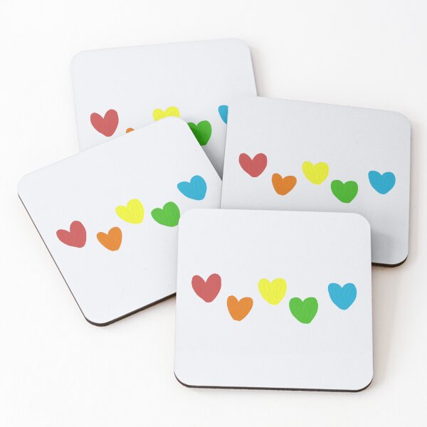 Item preview, colorful little hearts  designed and sold by marileonied.