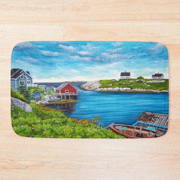 Item preview, Fisherman's Wharf Peggy's Cove, Nova Scotia designed and sold by M.E.Mackenzie Art.