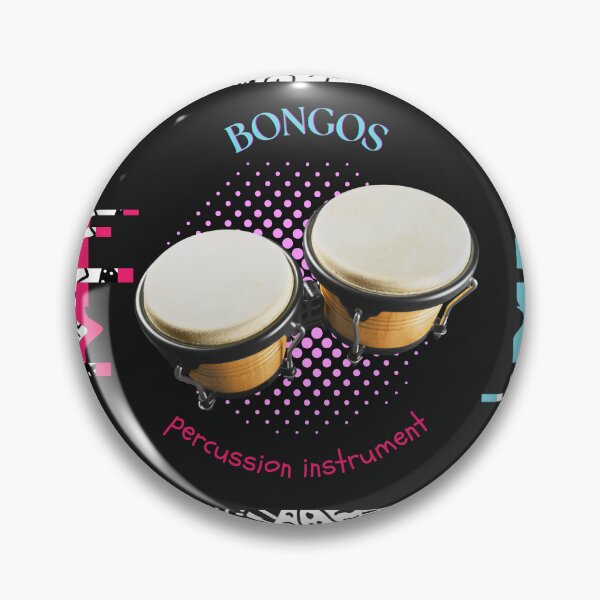 Item preview, Bongo Music Everywhere Original Graphic Artwork designed and sold by BrightrDayMusicArt.