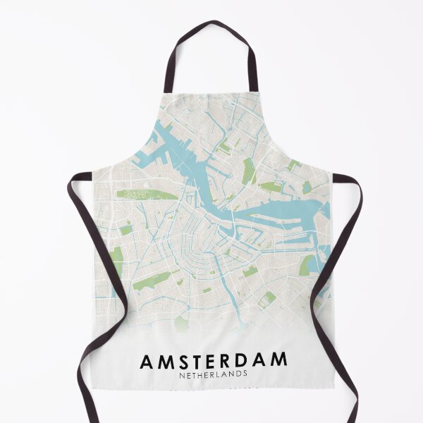Item preview, Amsterdam Netherlands minimalist city map designed and sold by RyansStuff.