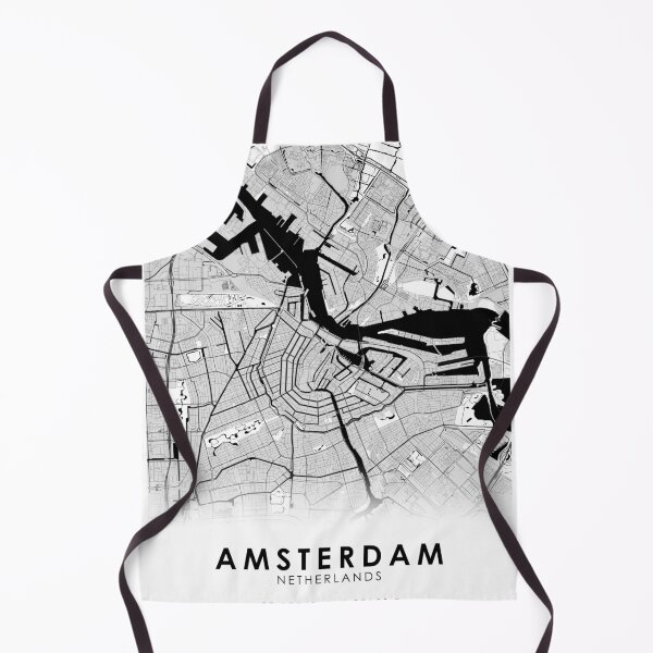 Item preview, Amsterdam Netherlands minimalist city map designed and sold by RyansStuff.