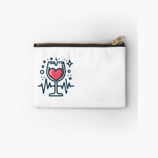 Artikelvorschau, Wein Herzschlag Weintrinker Liebhaber Verkostung Geschenk Weinglas entworfen und verkauft von CROWNLIGHT.