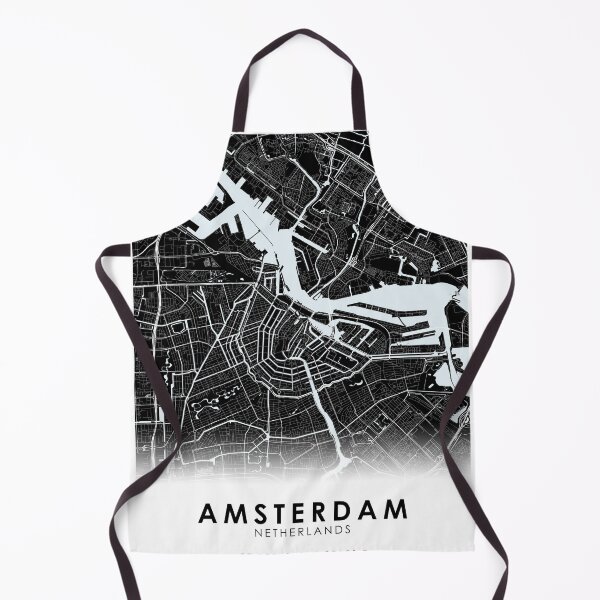 Item preview, Amsterdam Netherlands minimalist city map designed and sold by RyansStuff.
