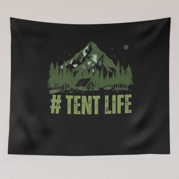 Item preview, Rustic Distressed Tent Life designed and sold by AlienOccupation.