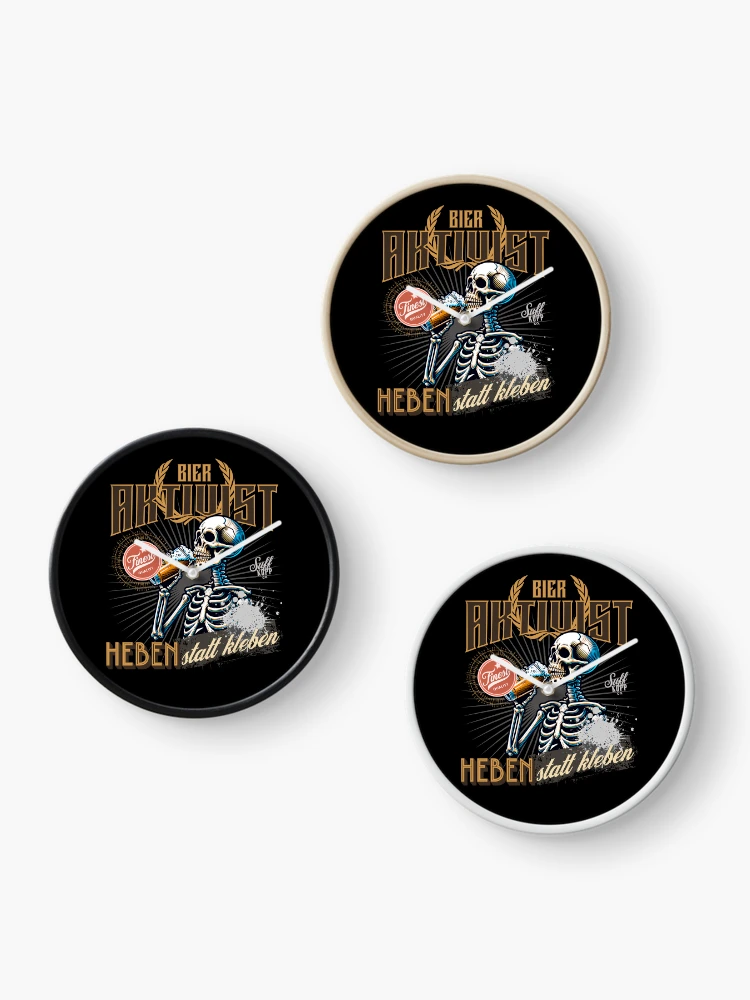 Thumbnail 3 of 4, Clock, Beer Activist designed and sold by Ultimate-Rabbit.