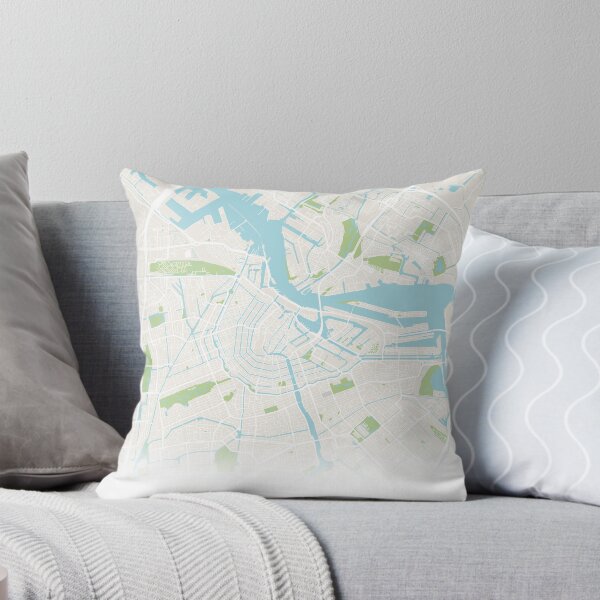 Item preview, Amsterdam Netherlands minimalist city map designed and sold by RyansStuff.