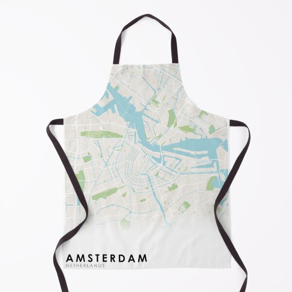 Item preview, Amsterdam Netherlands minimalist city map designed and sold by RyansStuff.