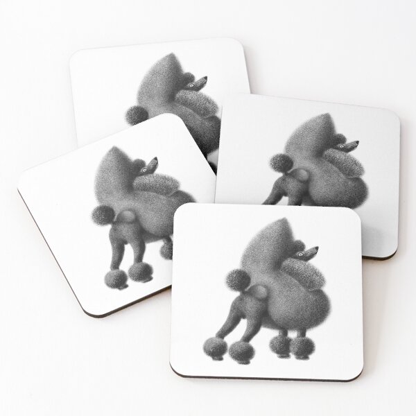 Item preview, Poodle, black poodle, cool dog, beautiful dog designed and sold by noico.