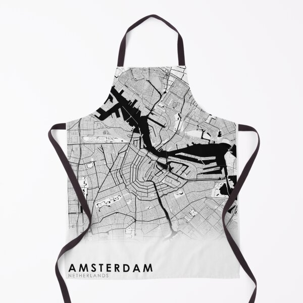 Item preview, Amsterdam Netherlands minimalist city map designed and sold by RyansStuff.