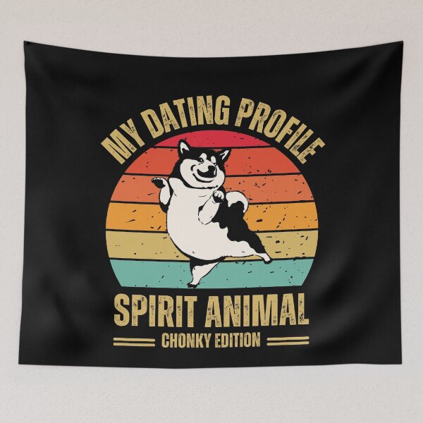Item preview, My Dating Profile Spirit Animal  designed and sold by AussieWonders.