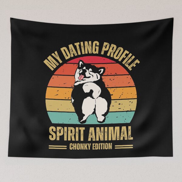 Item preview, My Dating Profile Spirit Animal  designed and sold by AussieWonders.