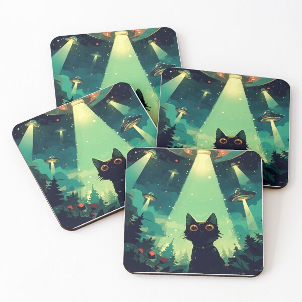 Item preview, Ufo Cats designed and sold by MendaciousMina.