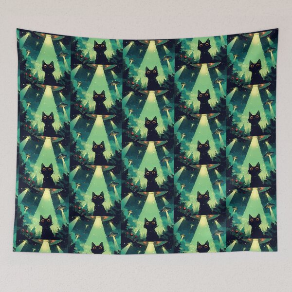 Item preview, Ufo Cats designed and sold by MendaciousMina.