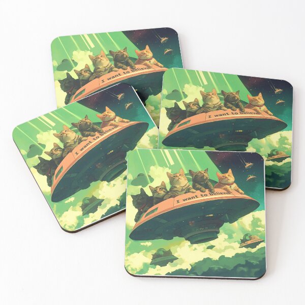 Item preview, Ufo Cats designed and sold by MendaciousMina.