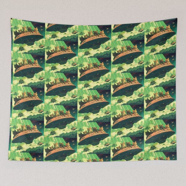 Item preview, Ufo Cats designed and sold by MendaciousMina.