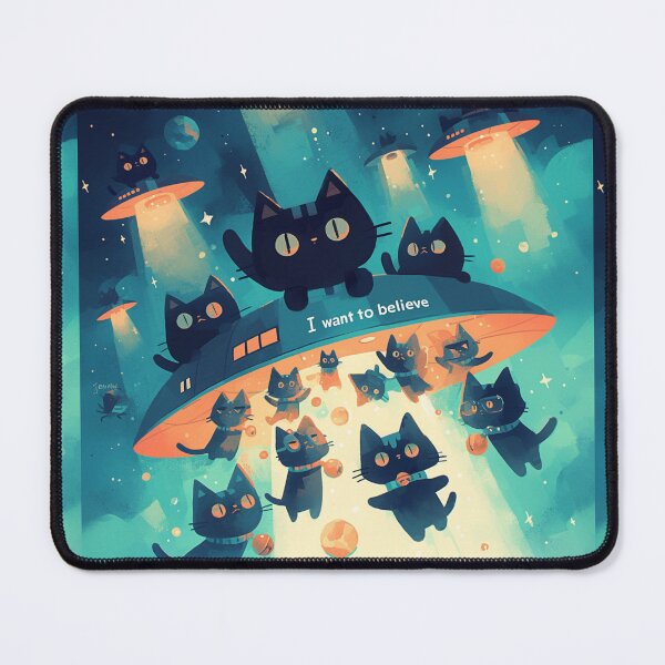 Item preview, Ufo Cats designed and sold by MendaciousMina.