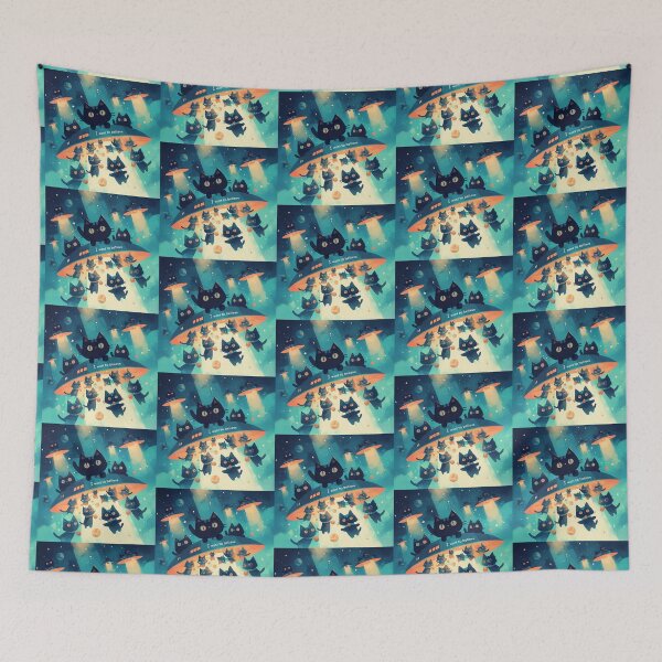 Item preview, Ufo Cats designed and sold by MendaciousMina.