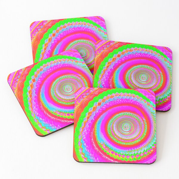 Item preview, Spiraling Harmony: Pink and Green Design designed and sold by GrizzlyCollective.
