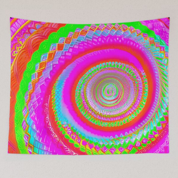 Item preview, Spiraling Harmony: Pink and Green Design designed and sold by GrizzlyCollective.