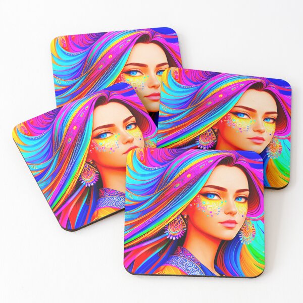 Item preview, Radiant Splendor: Vibrant and Beautiful Woman designed and sold by GrizzlyCollective.