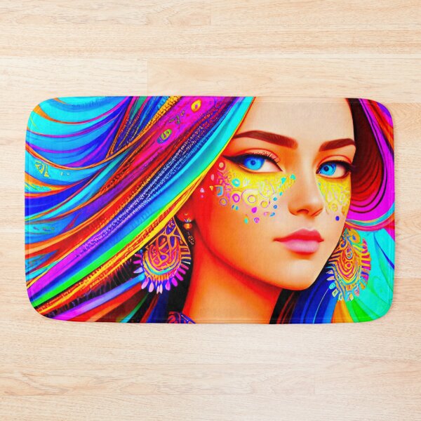 Item preview, Radiant Splendor: Vibrant and Beautiful Woman designed and sold by GrizzlyCollective.