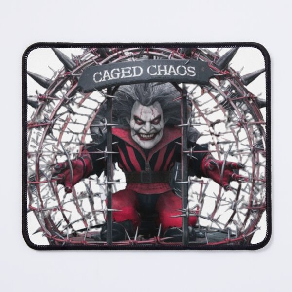 Item preview, Evil Joker " Caged Chaos " designed and sold by smartlogo_factory.