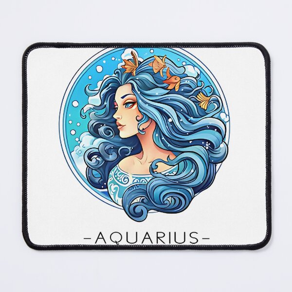 Item preview, Zodiac Aquarius designed and sold by LvlUpPrints.