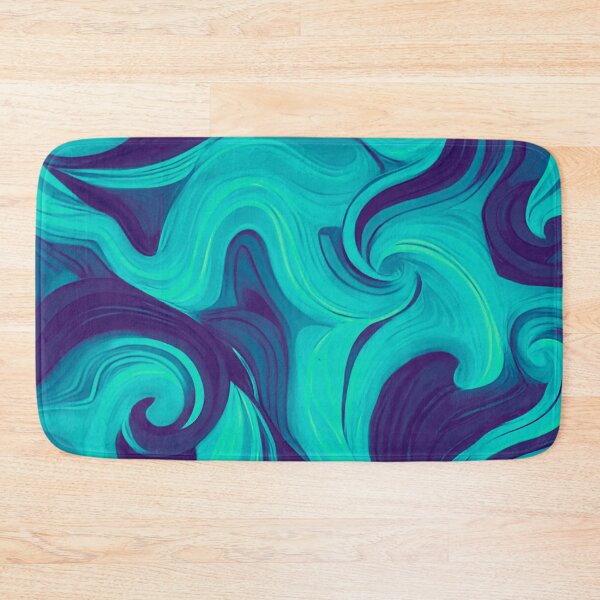 Item preview, Sapphire Mist: Blue Hues Smokey Pattern Design designed and sold by GrizzlyCollective.