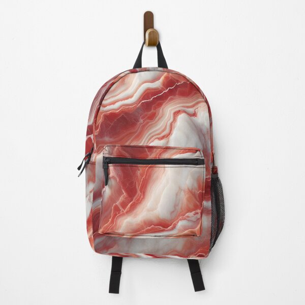 Item preview, Red and white marble designed and sold by MyDesktop.