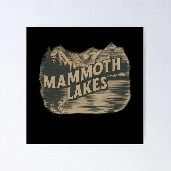 Item preview, Vintage Mammoth Lakes - California  designed and sold by GroovyDino.