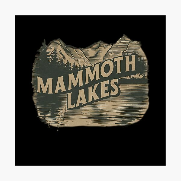 Item preview, Vintage Mammoth Lakes - California  designed and sold by GroovyDino.