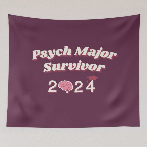 Item preview,  Psych Major Survivor Graduation Gift Psychology Funny designed and sold by MomentumCloset.
