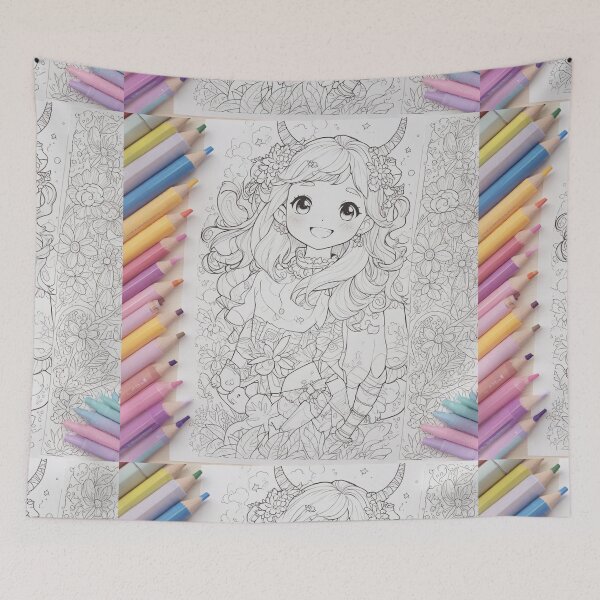 Item preview, Fun and Cheerful Coloring Sheets designed and sold by Sadia  Jannat.