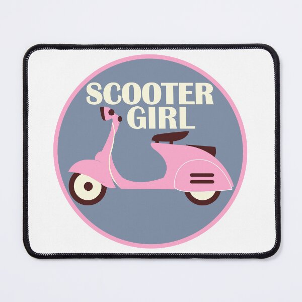 Item preview, Scooter Girl in Pink designed and sold by AceHamster.
