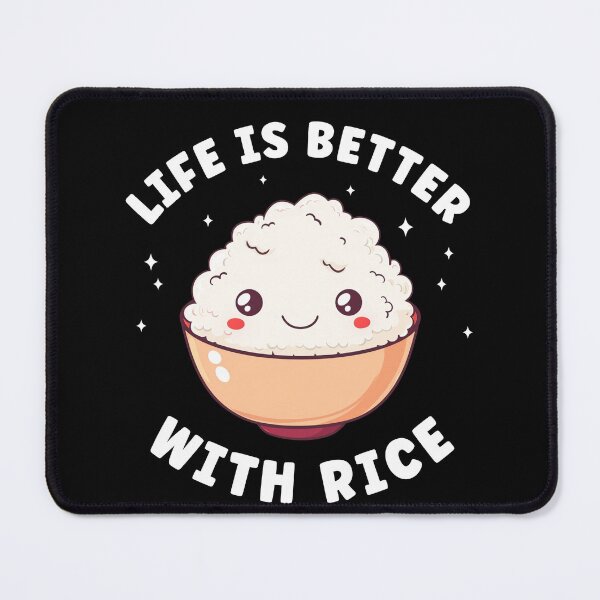 Item preview, Life is better with Rice Funny Rice Lover designed and sold by BlueBerry-Pengu.