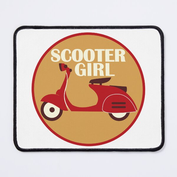 Item preview, Scooter Girl in Red designed and sold by AceHamster.