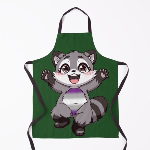 Item preview, Cute Raccoon with Graysexual Pride Flag Colored Tummy, Subtle Greysexual Design designed and sold by Travelslightly.