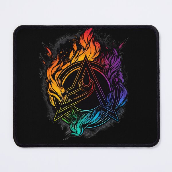 Item preview, “Anarchist Rainbow Flame” designed and sold by Art-Vortex-fr.