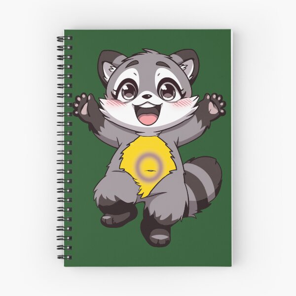 Item preview, Cute Raccoon with Intersex Pride Flag Colored Tummy, Subtle Intersex Design designed and sold by Travelslightly.