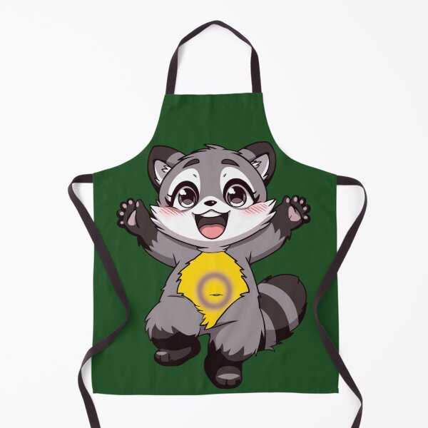 Item preview, Cute Raccoon with Intersex Pride Flag Colored Tummy, Subtle Intersex Design designed and sold by Travelslightly.