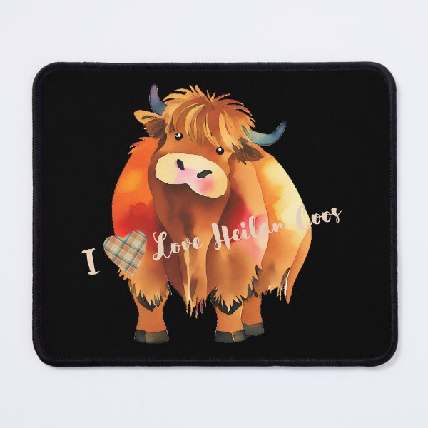 Item preview, I Love Heilan Coos designed and sold by Cheeky-Tito.