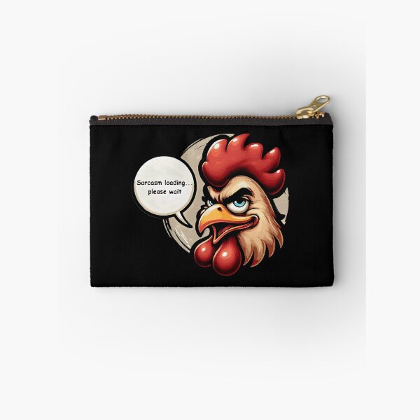 Item preview, Cock-a-Doodle-Doo! The Comical Rooster Artwork: Sarcasm loading... please wait designed and sold by Tw1nsAIArt.