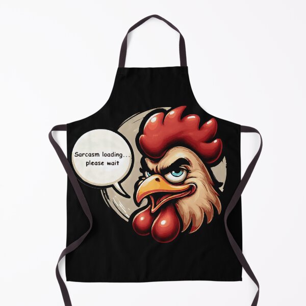 Item preview, Cock-a-Doodle-Doo! The Comical Rooster Artwork: Sarcasm loading... please wait designed and sold by Tw1nsAIArt.
