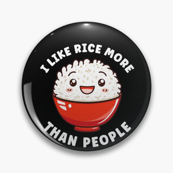 Item preview, I Like Rice More Than People designed and sold by BlueBerry-Pengu.